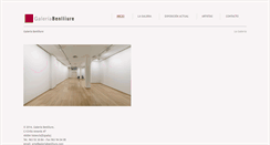 Desktop Screenshot of galeriabenlliure.com